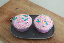 Load image into Gallery viewer, PARTY TIME BUBBLE BATH BOMB CUPCAKE