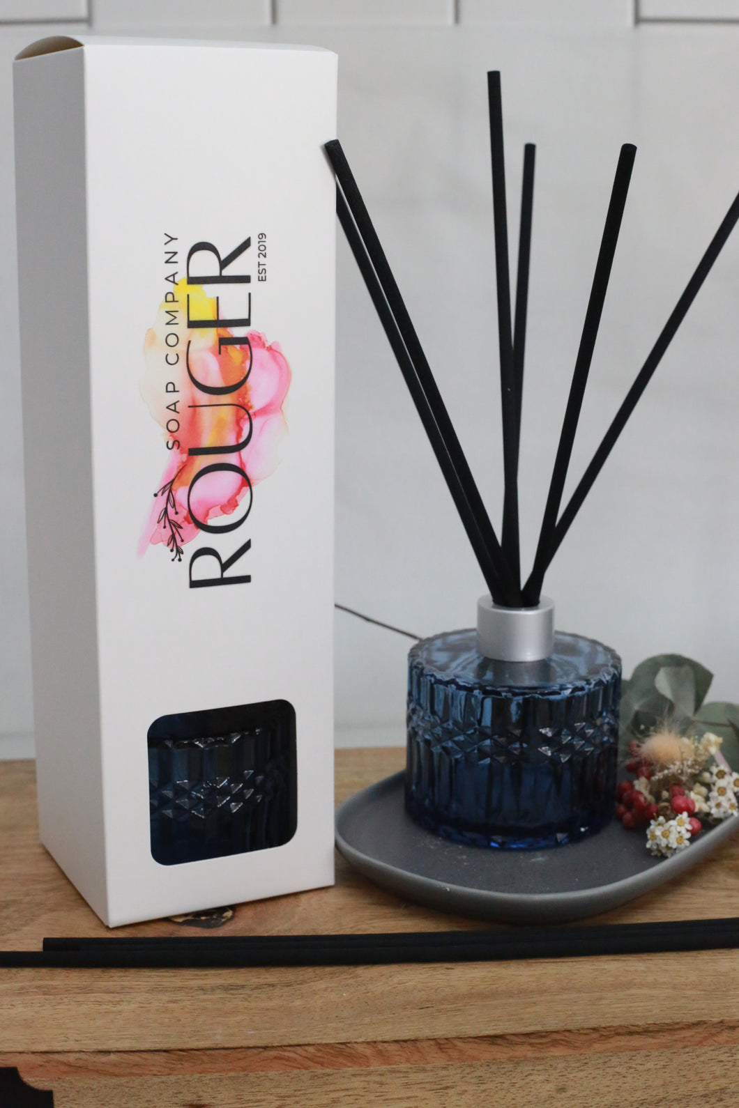 SMOKEY BLUE REED DIFFUSER