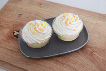 Load image into Gallery viewer, TUTTI FRUITY BUBBLE BATH BOMB CUPCAKE
